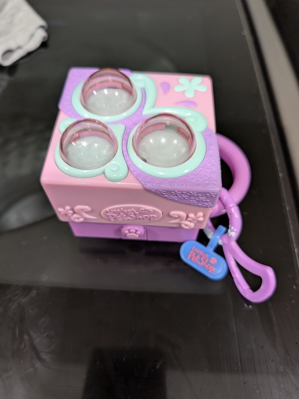 Littlest Pet Shop Pink, Purple & Mint Bubble Viewer Playset